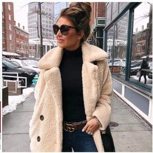 Free People Teddy Sherpa Coat